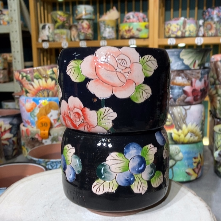 红陶景德镇艺术手绘作品