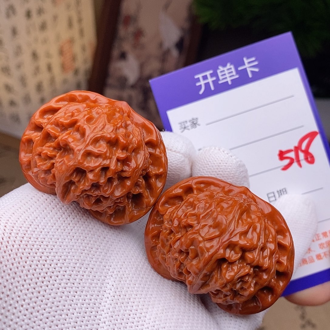 文玩核桃把件43宫灯518