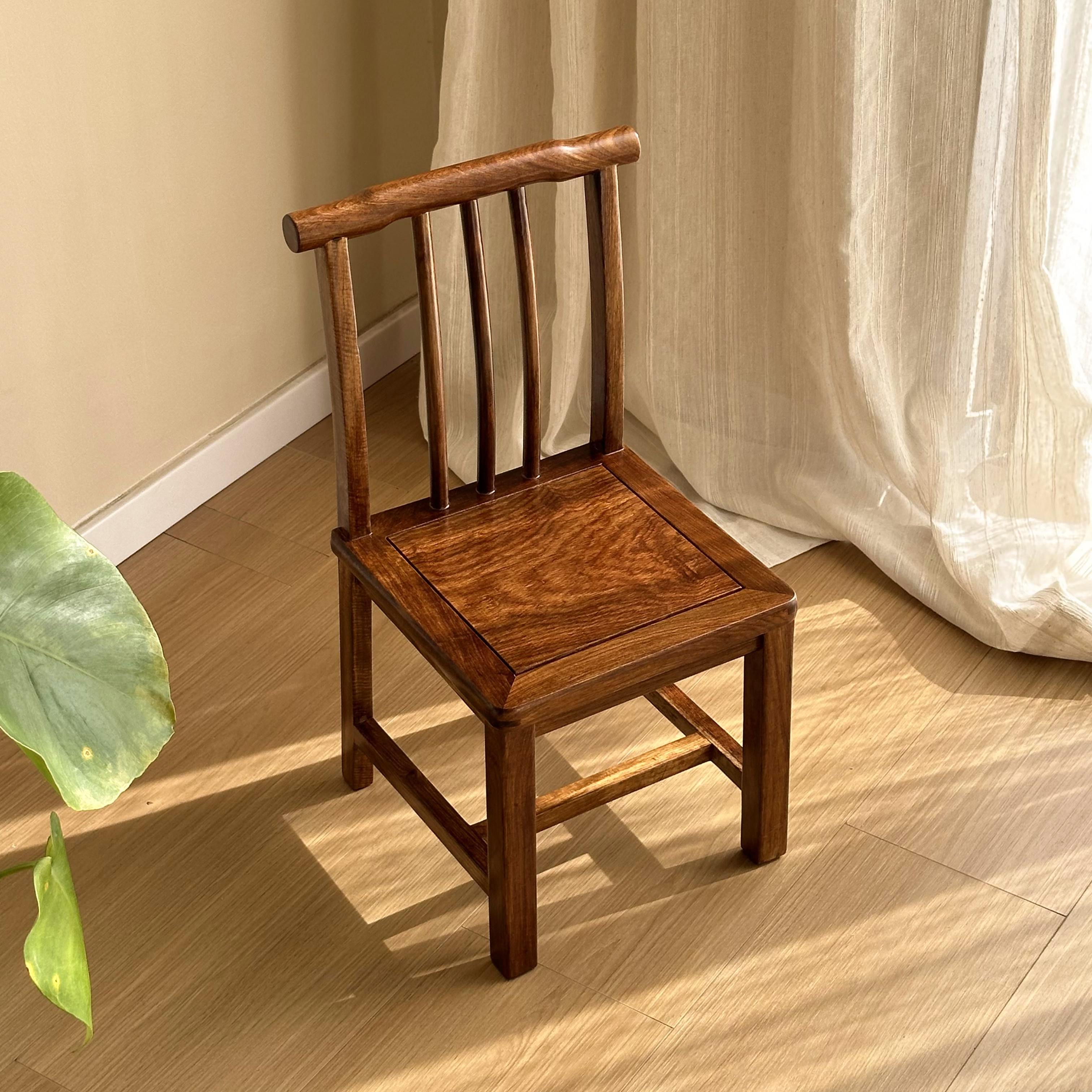 [中秋捡漏福利]实木原木靠背椅 尺寸错版