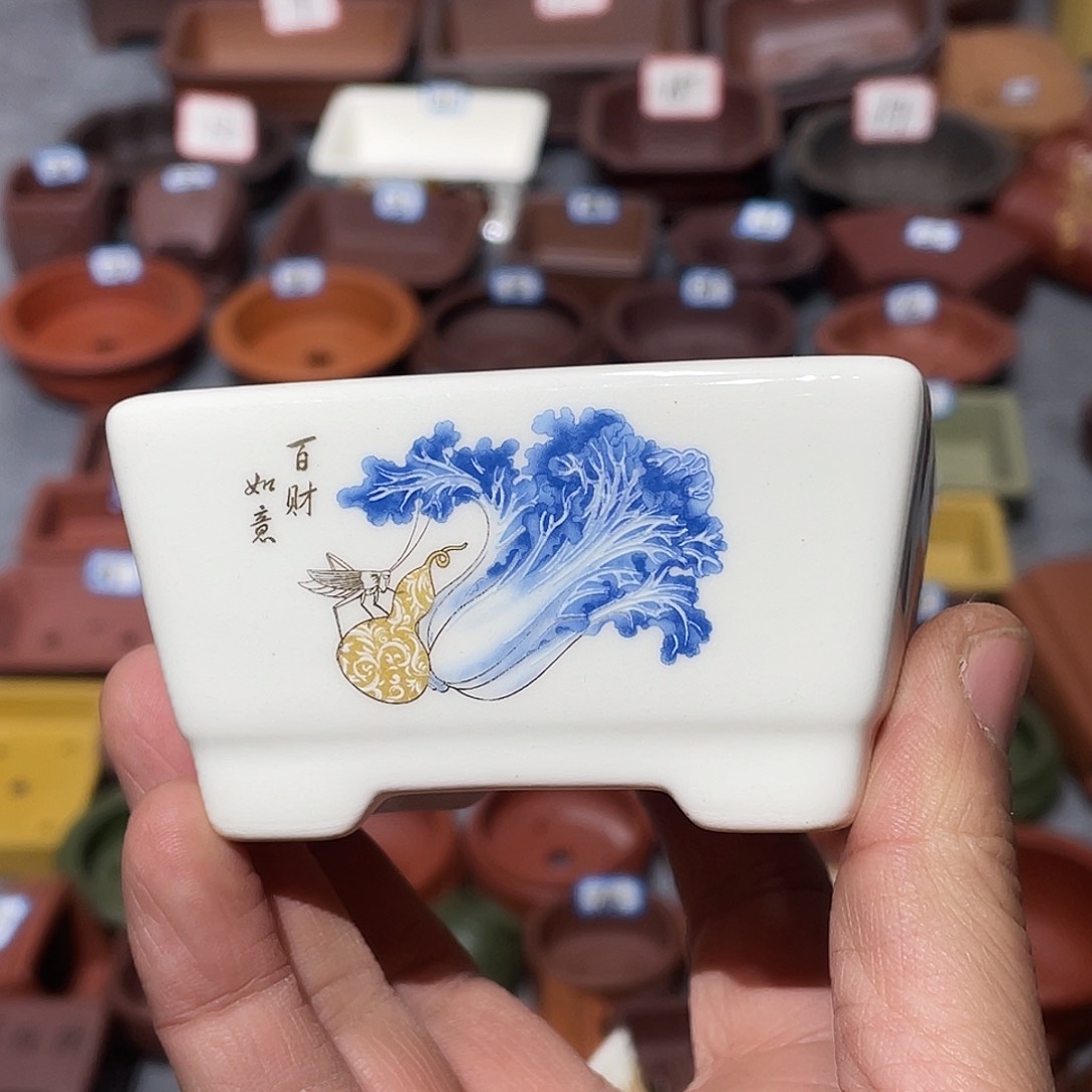 紫砂紫砂小盆7.5*3.5