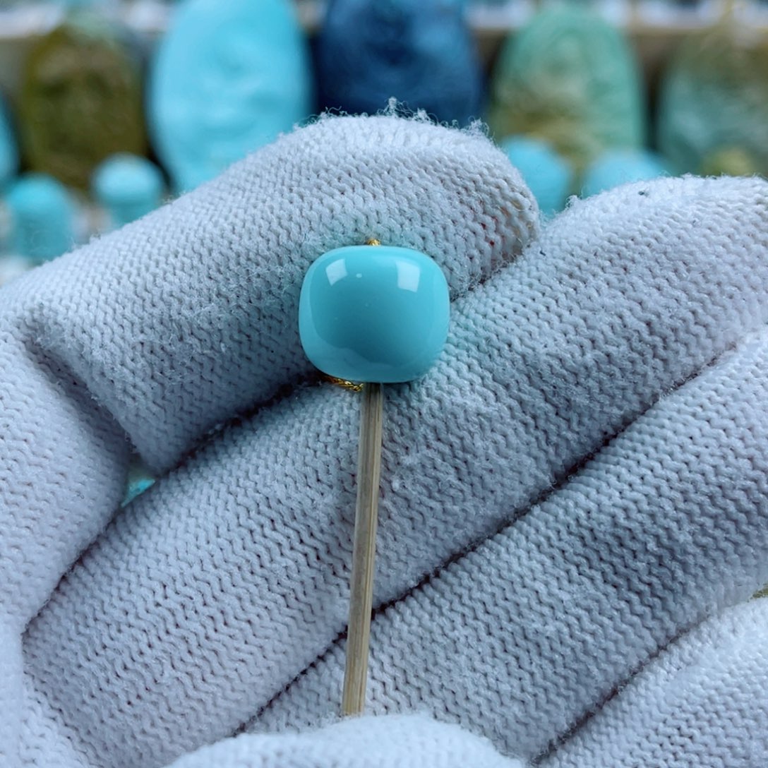 绿松石未镶嵌珠宝奇石12mm