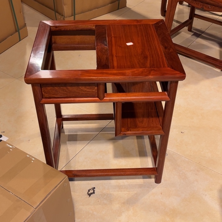 紫檀木类书柜紫*缅甸花梨木茶水柜