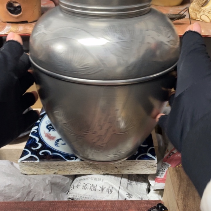 锡中古工艺品摆件