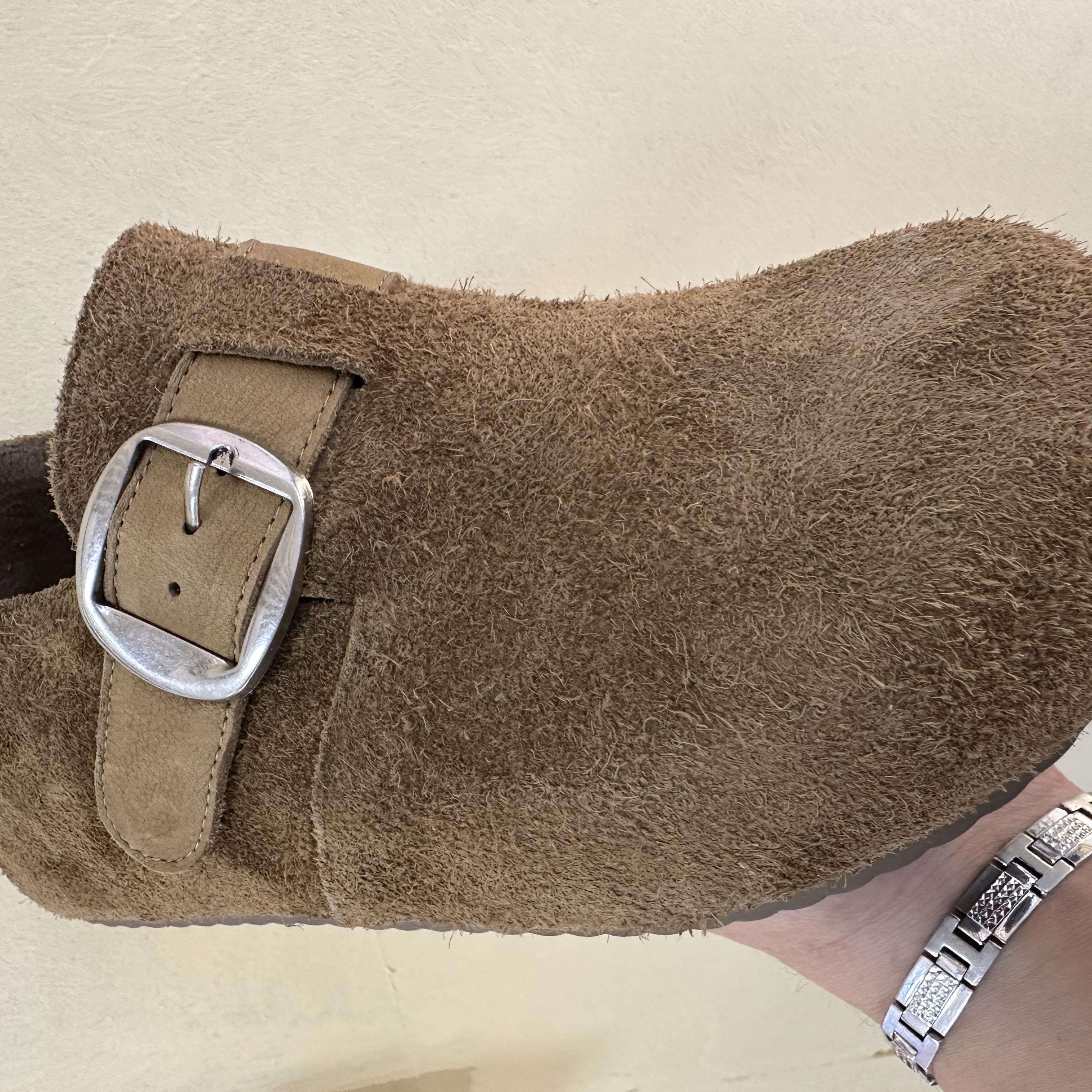 薄绒保暖勃肯女鞋2569C