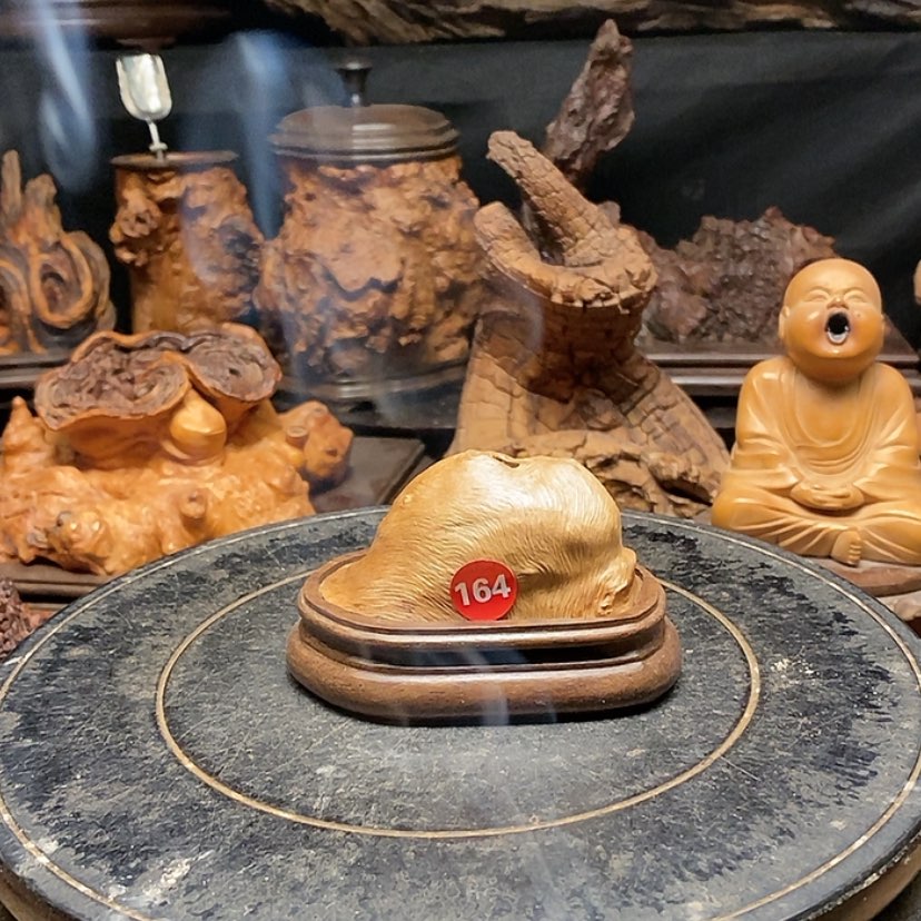 【闪购商品】164号荔枝木香炉工艺