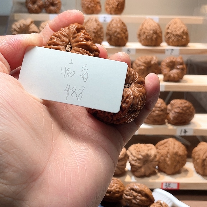 痴***者文玩核桃把件鲸品南疆石