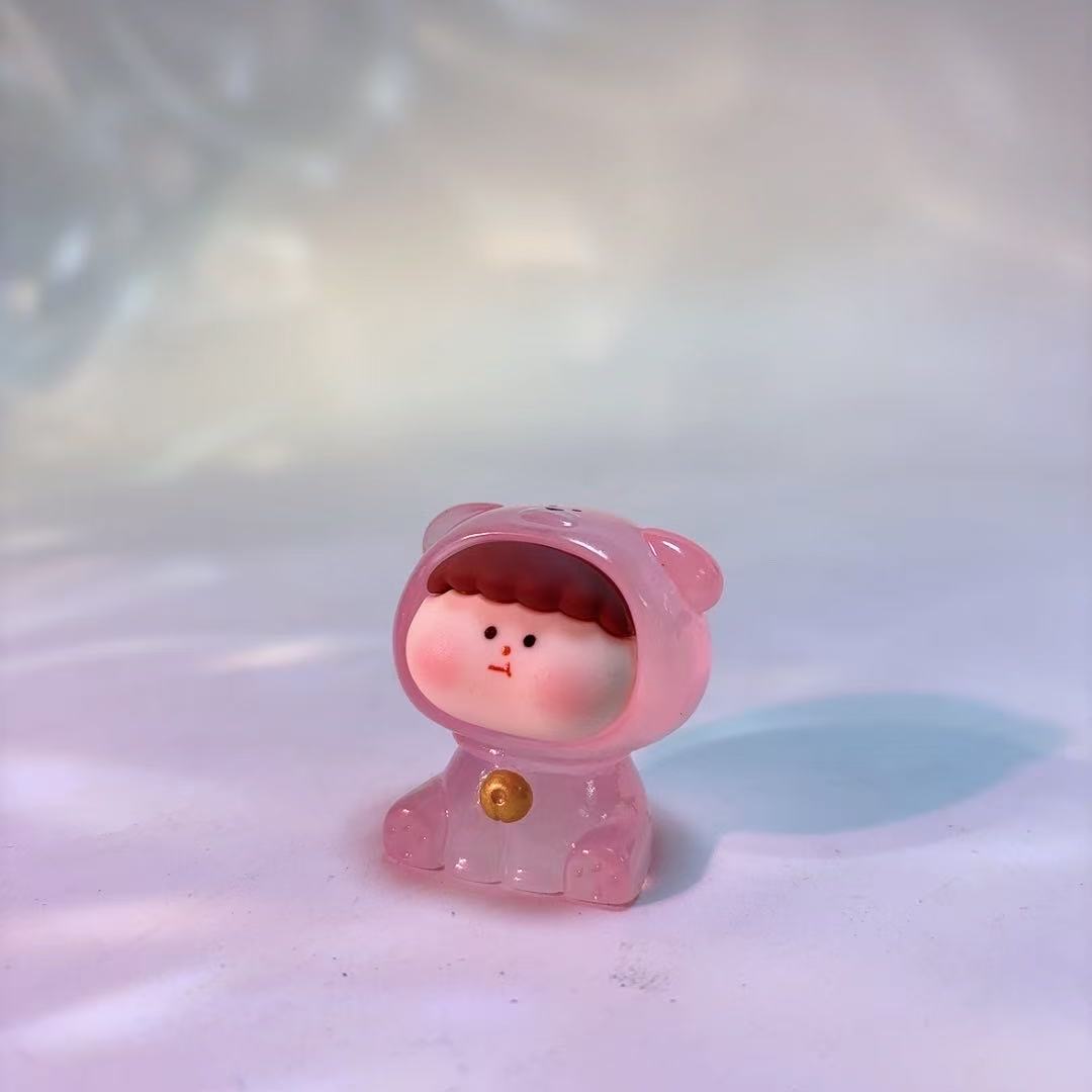 【夜光铃铛狗】10个颜色桌面办公桌摆件