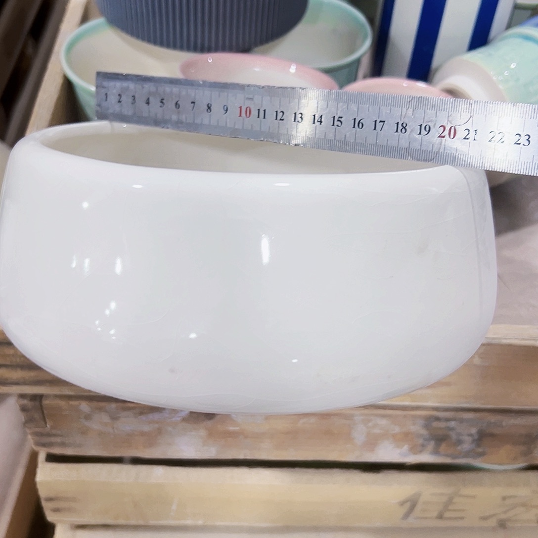 有孔外贸尾单陶瓷花盆凑单10米包邮