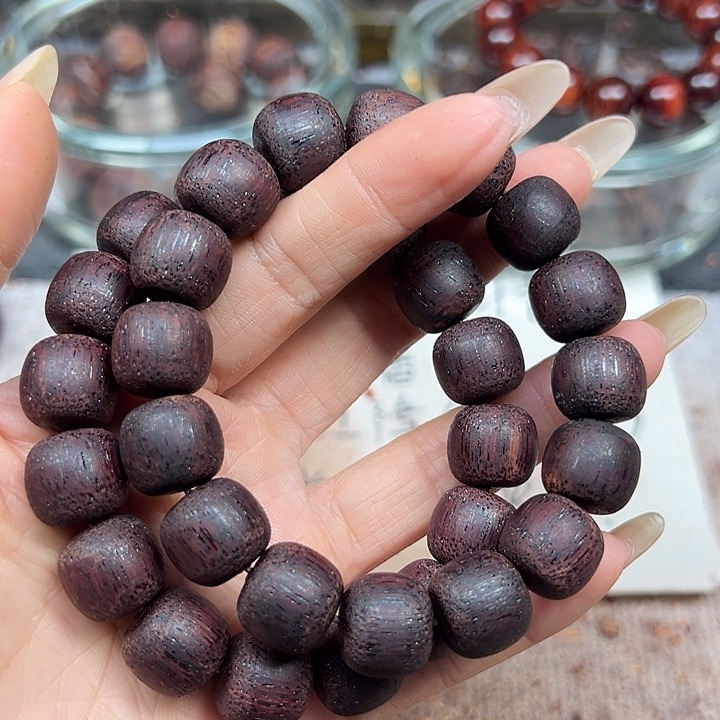 降真香手串/手链降真香1314烟紫红超超一档128