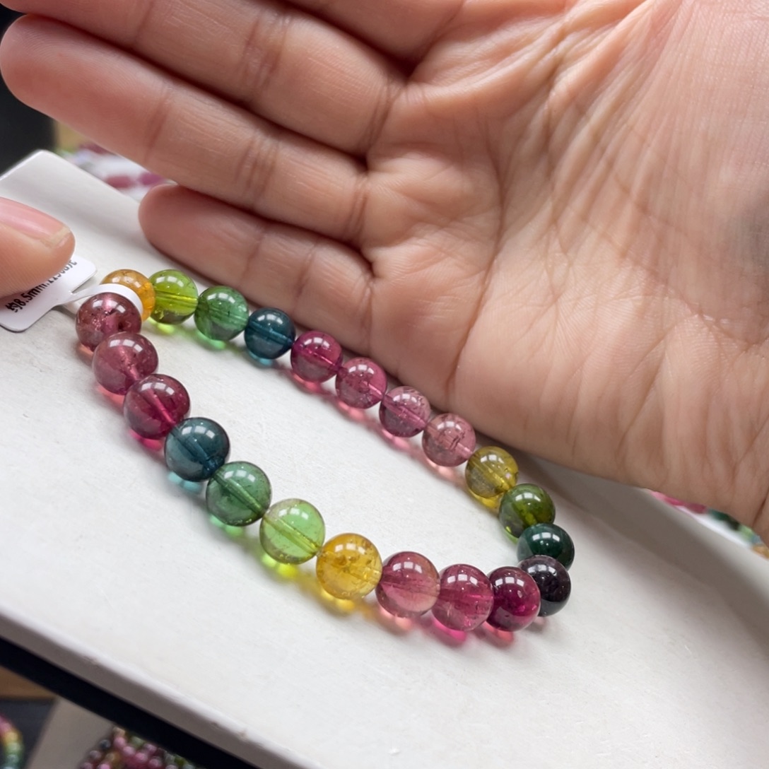 碧玺手串未镶嵌8.5mmmmmmmmmmmmmmmmmm