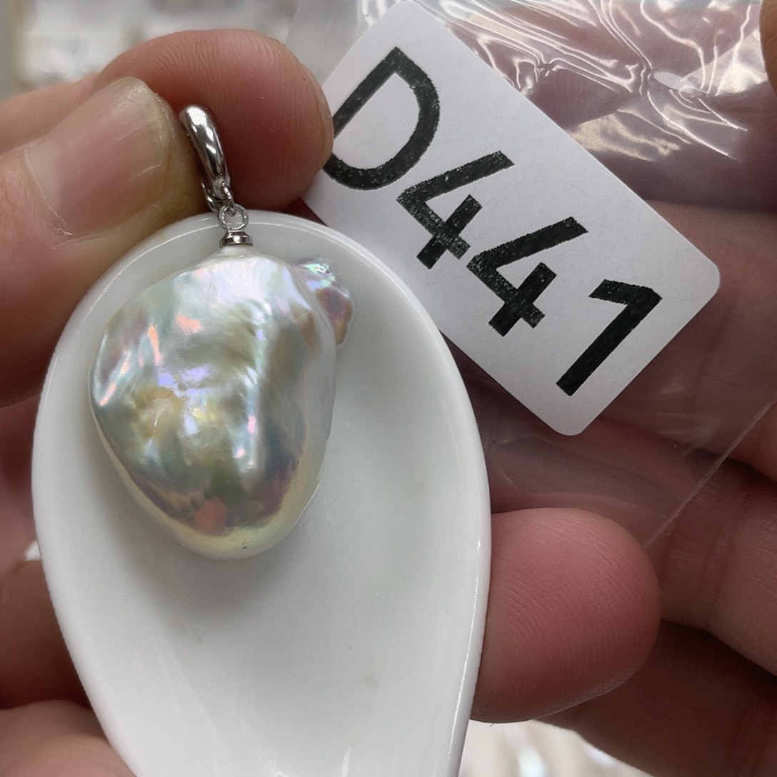 淡水珍珠颈饰银S925镶嵌