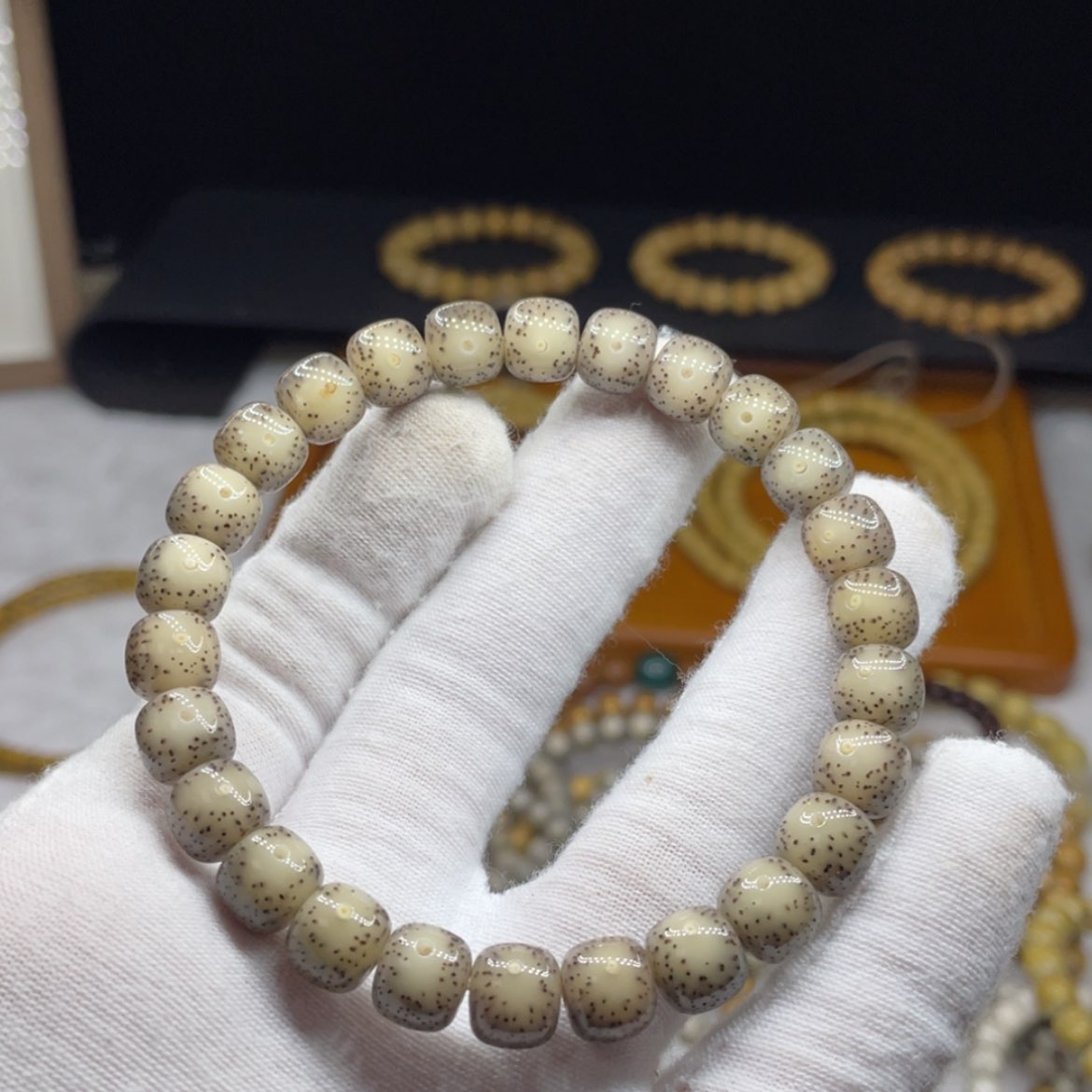 【闪购商品】星月菩提吊坠SS级金款9+冰糖玉化黄金瞳