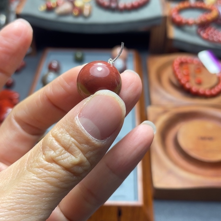 南红玛瑙未镶嵌单珠16