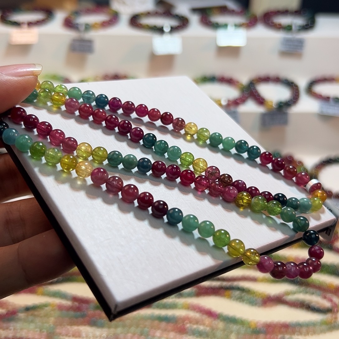 未镶嵌手链碧玺碧玺