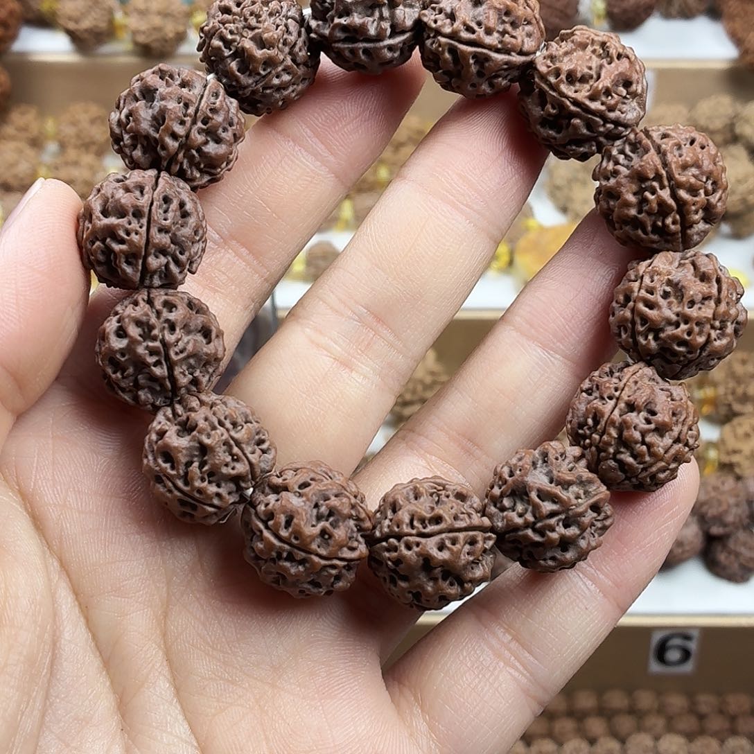 化***天金刚菩提手串精品梅花小尺寸