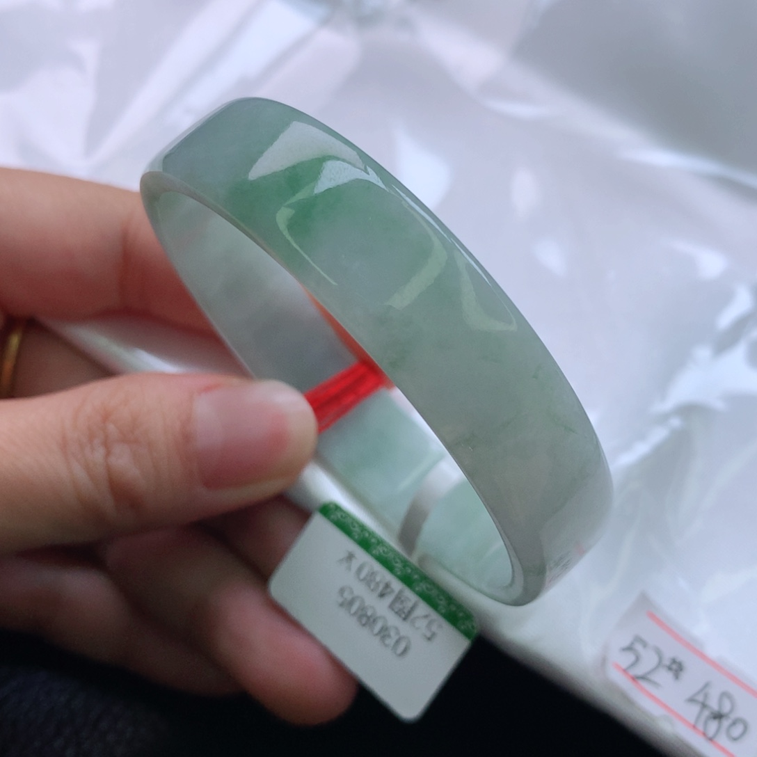 翡翠手镯未镶嵌5253圈