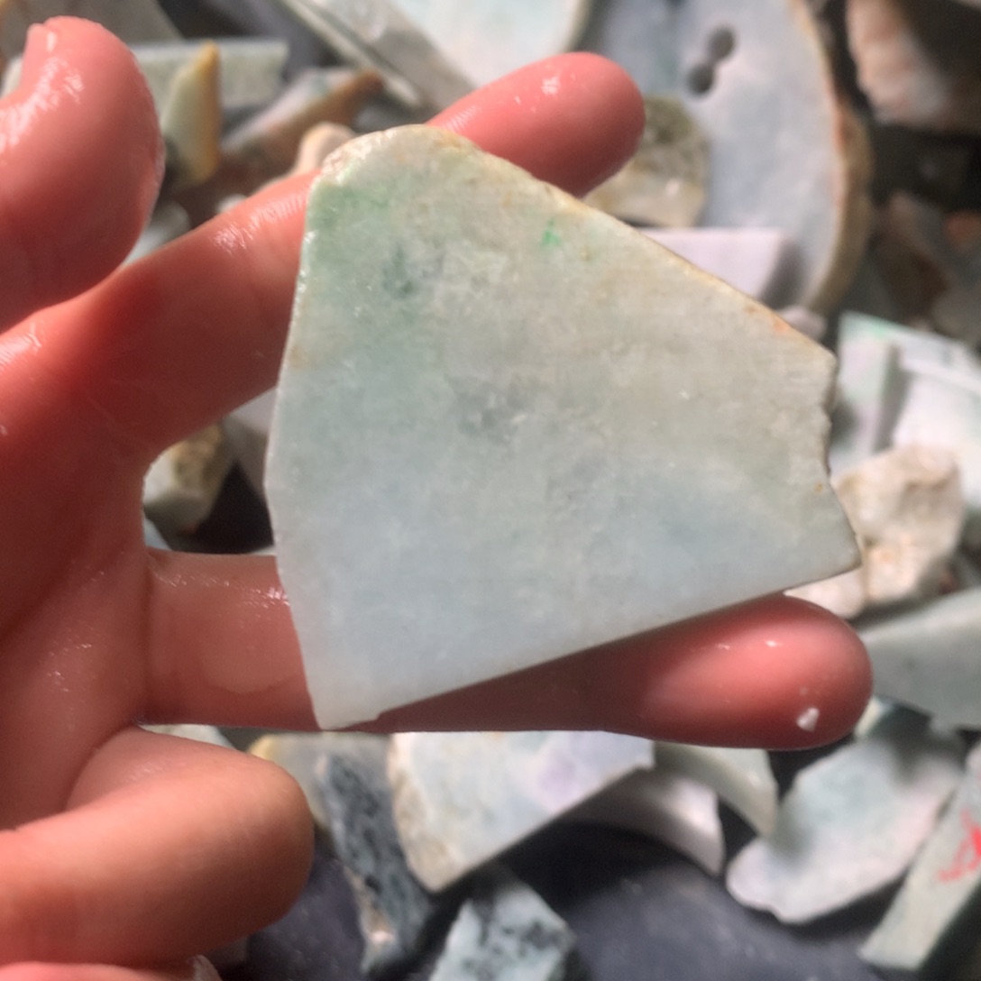 翡翠颈饰未镶嵌缅甸翡翠