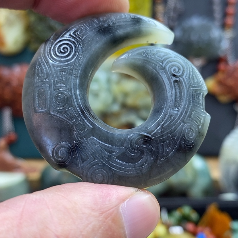 【闪购商品】未镶嵌蛇纹石玉吊坠