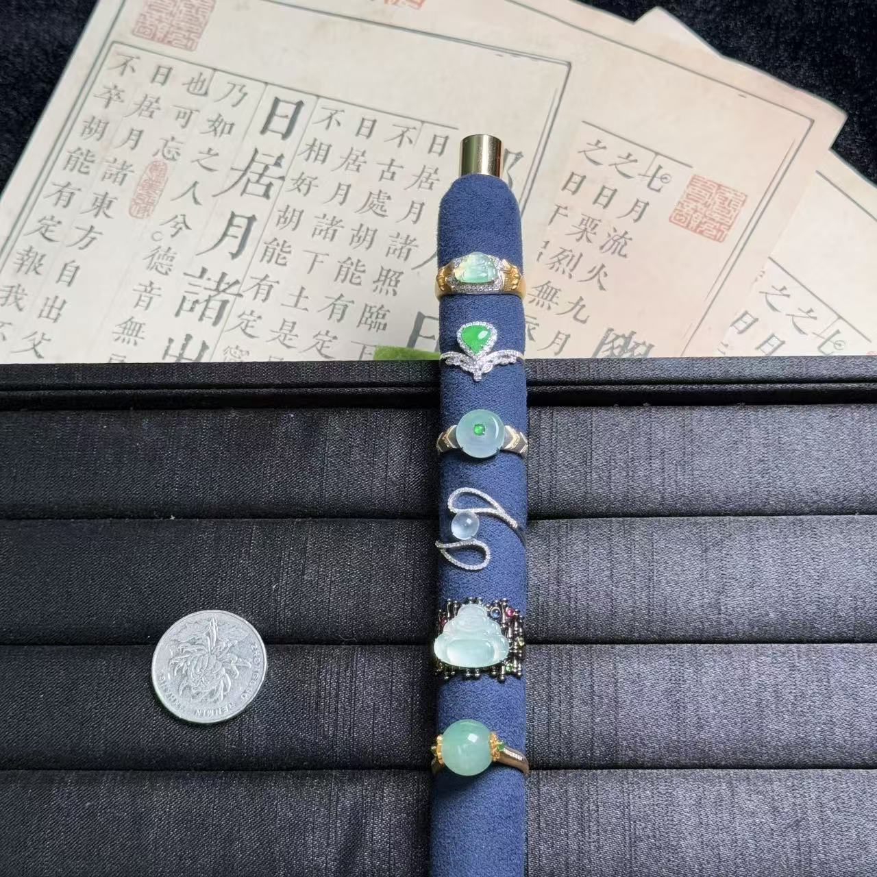 思懿珠宝   18k翡翠戒指-8800-1-BLJ-多样性发一