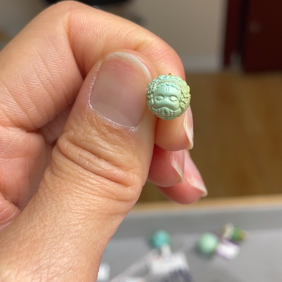 绿松石雕刻件未镶嵌