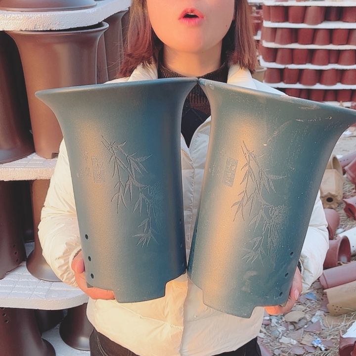 花盆紫砂宜兴紫砂精品花盆 