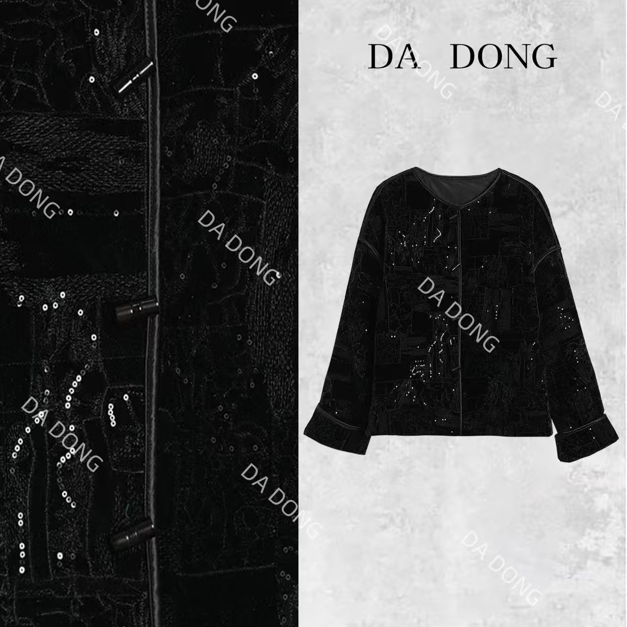 【棉服】闪闪--新中式加棉设计师高定轻奢宽松休闲复古国潮百搭