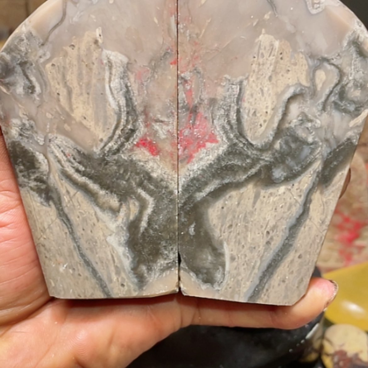 【闪购商品】昌化石昌化鸡血石屏风