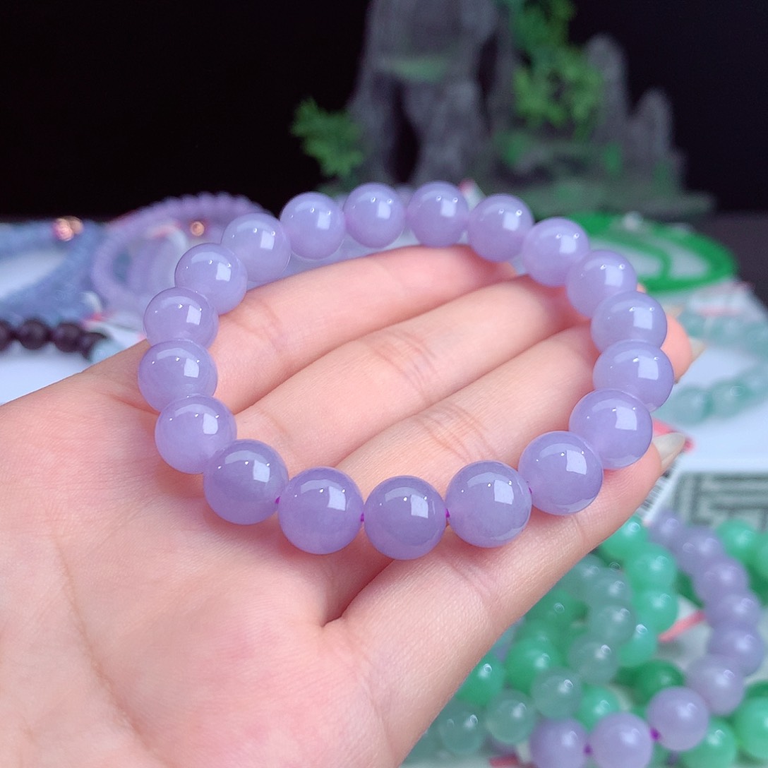 翡翠手链未镶嵌雪*呀卡10