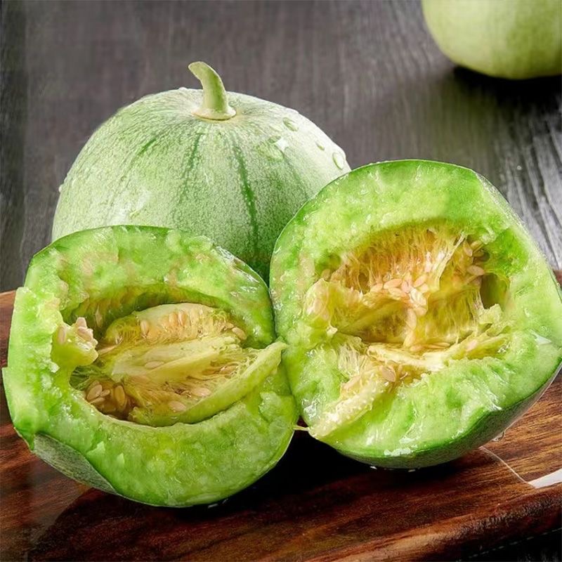 绿宝石甜瓜子薄皮香瓜种籽菜园阳台庭院盆栽四季种植蔬菜水果种孑