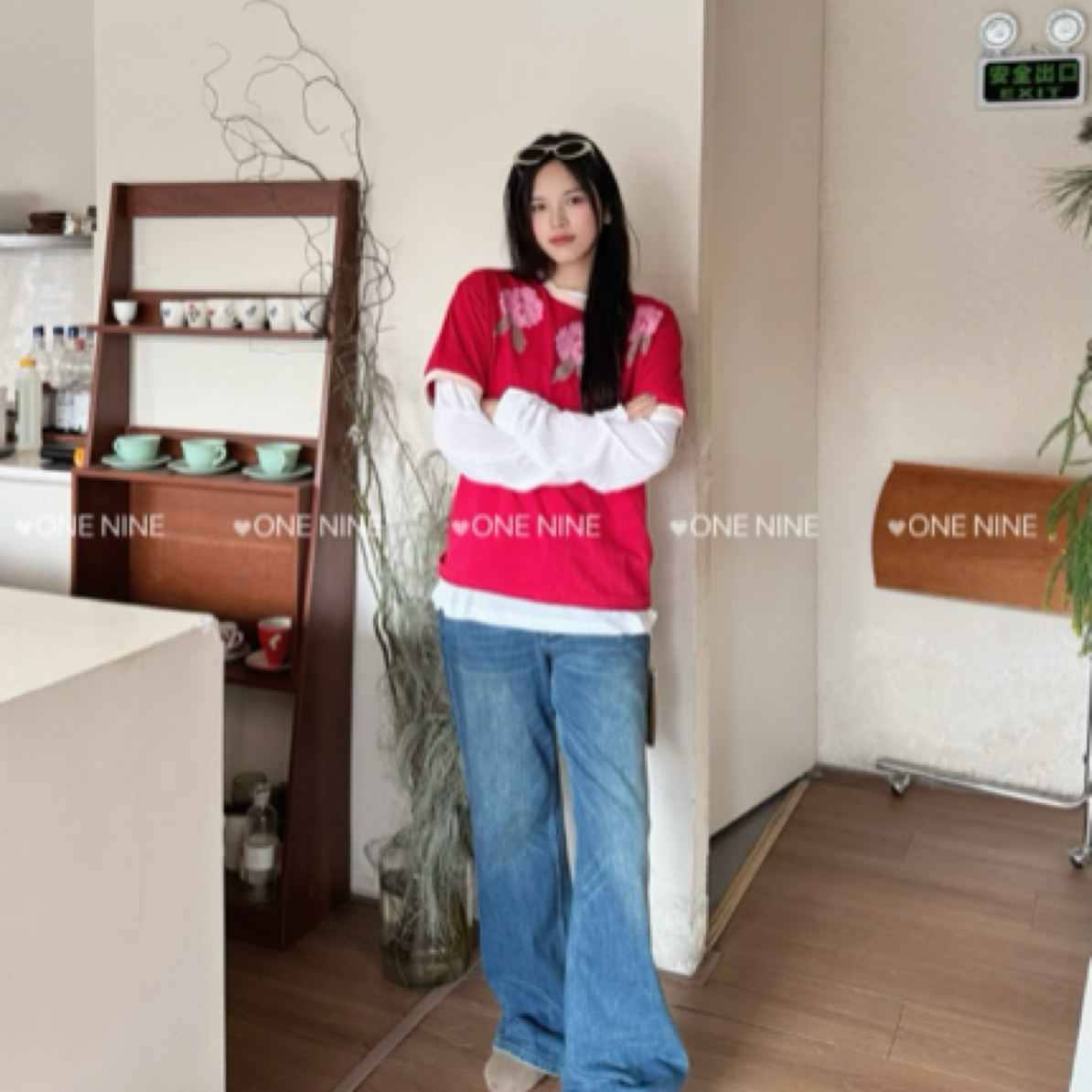 GARCON BY GARCON 25SS早春索玛礼花印花棉质短袖新款女士 S007