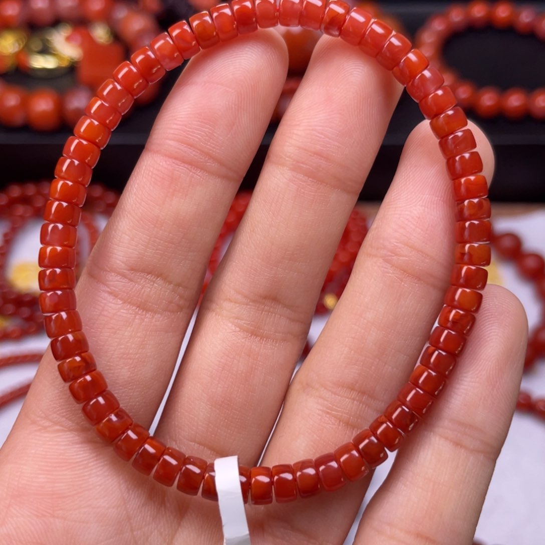 未镶嵌手链南红玛瑙