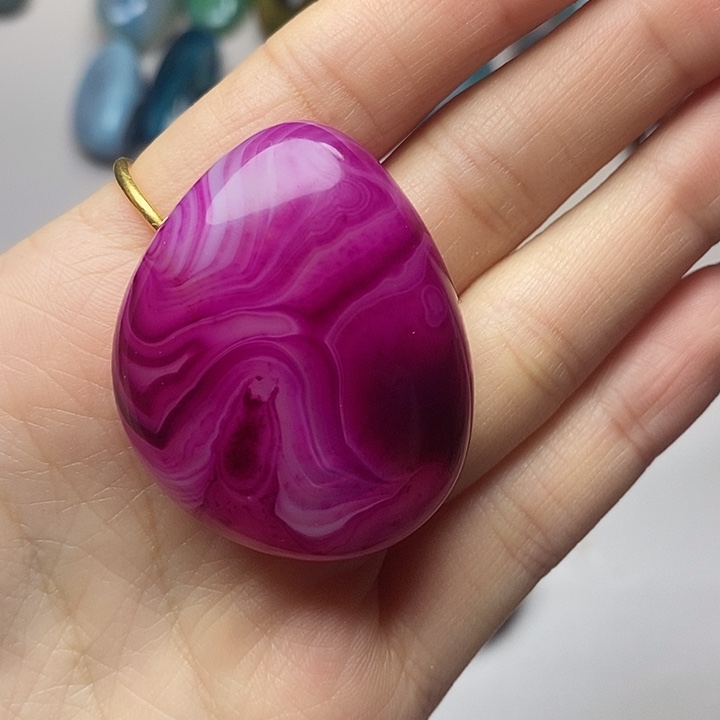 陳***梅玛瑙/玉髓未镶嵌吊坠(不含链)