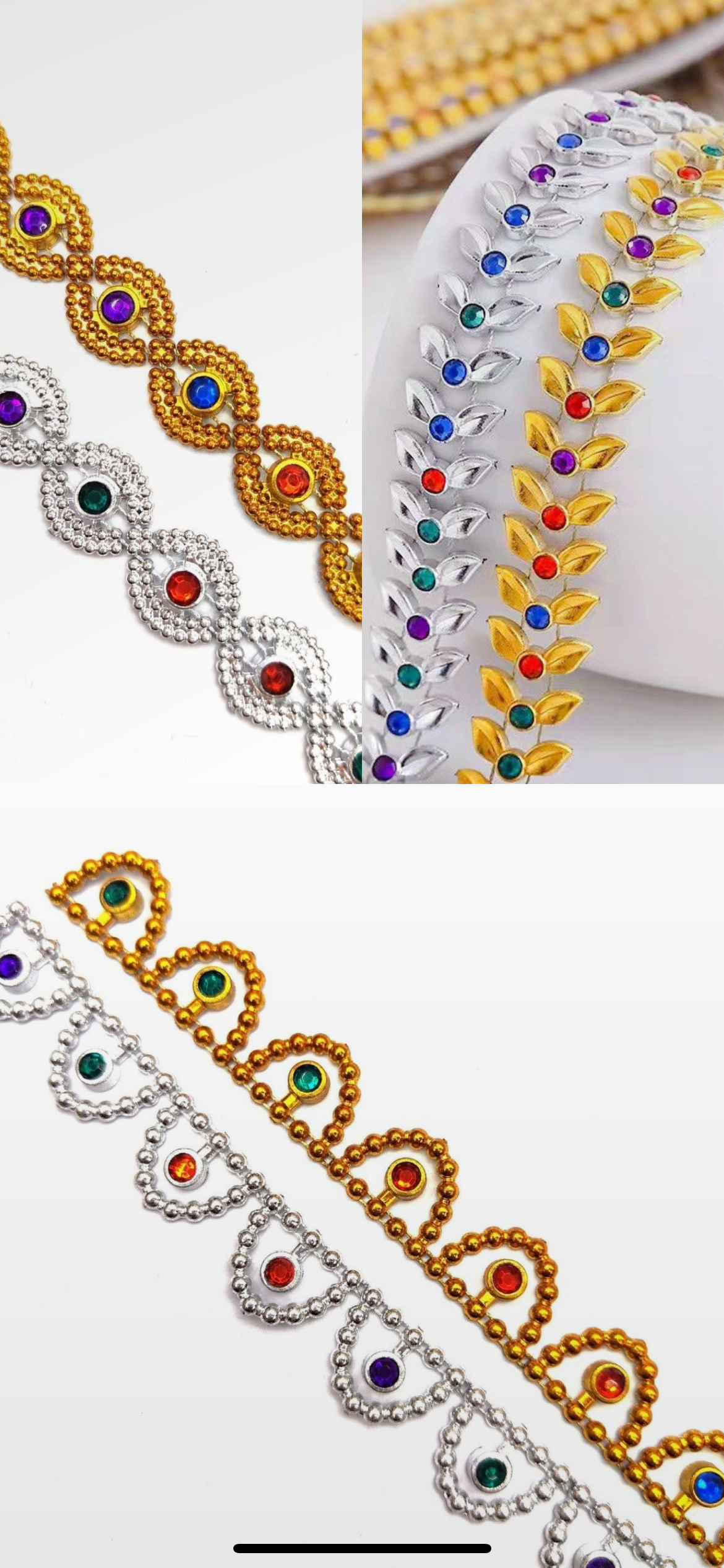 装饰品树叶钻边挂坠