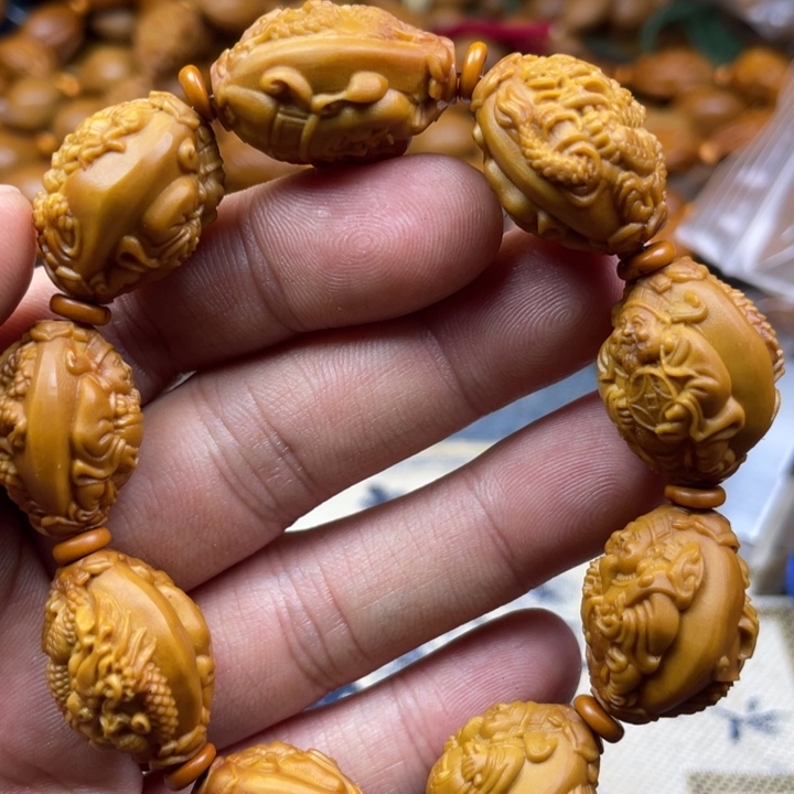 橄榄核手串/手链橄榄核雕工艺手串