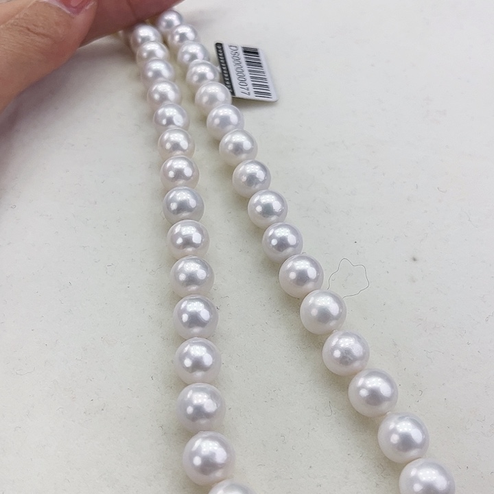 淡水珍珠颈饰银S925镶嵌10➕极光高品