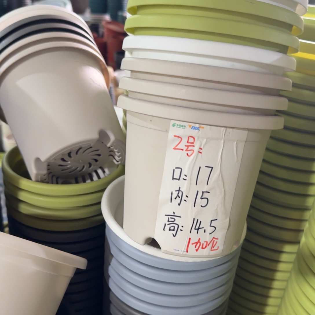 四季2#口径17无拖灰白6个