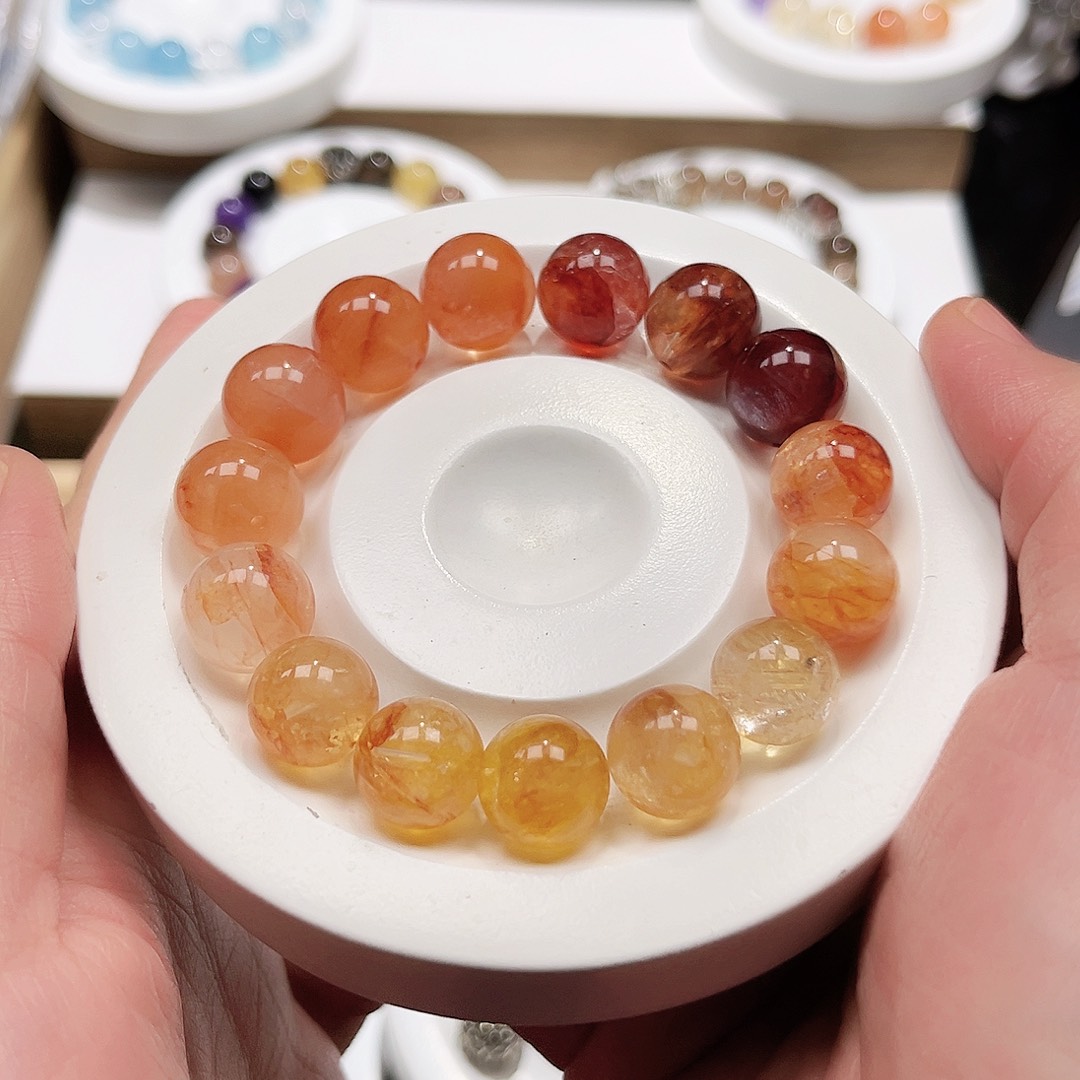 水晶手链未镶嵌天然水晶