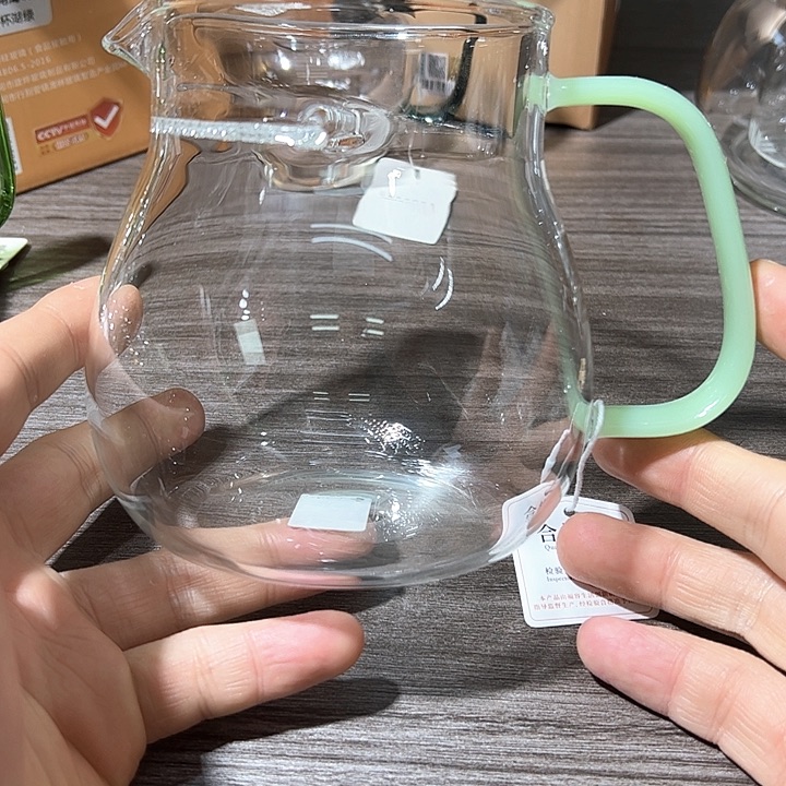 福容月牙煮茶器浅玉色