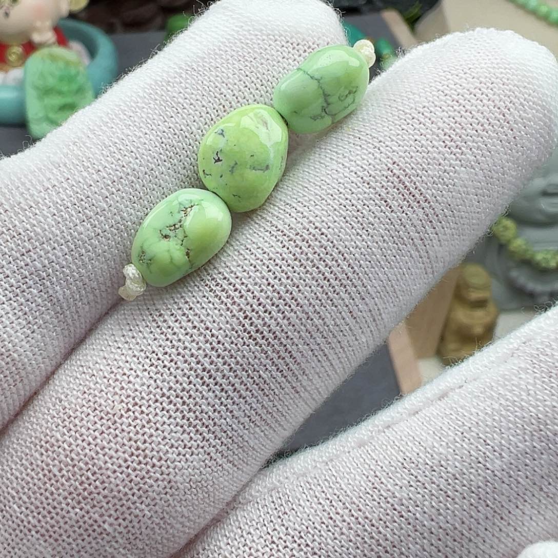 绿松石菜籽黄绿松石Z未镶嵌