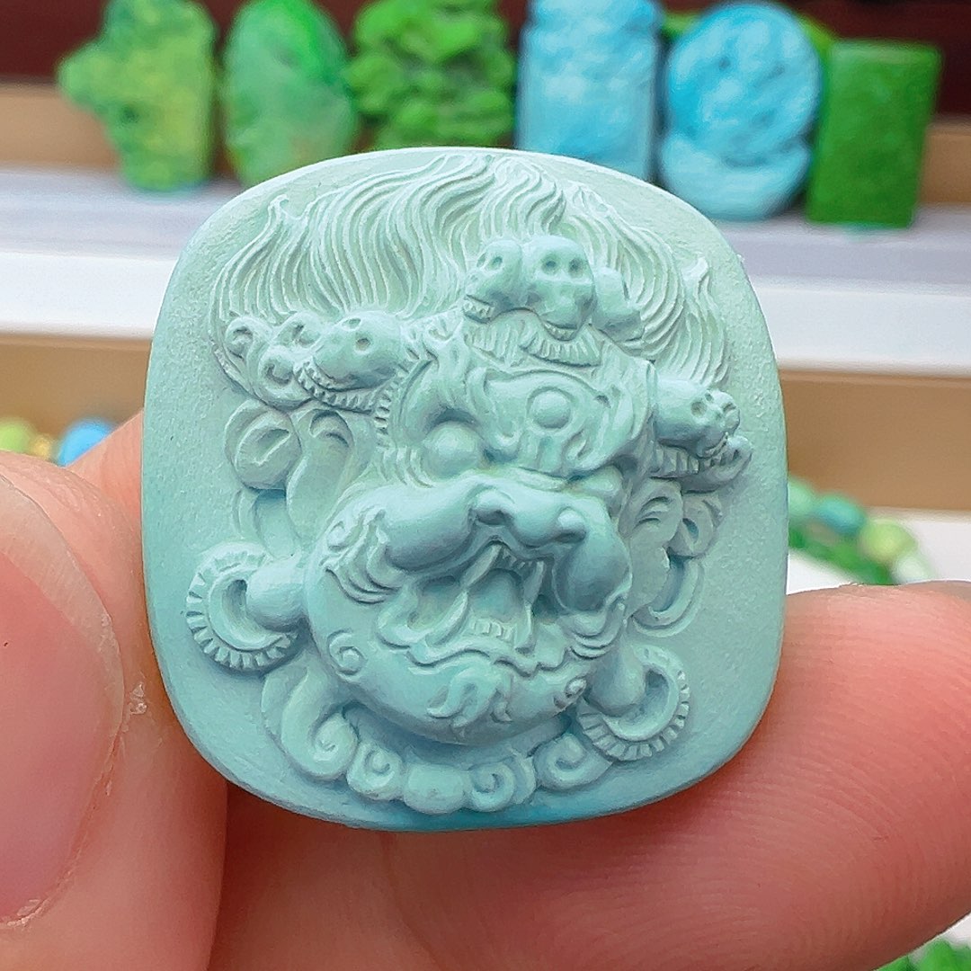 未镶嵌绿松石项链