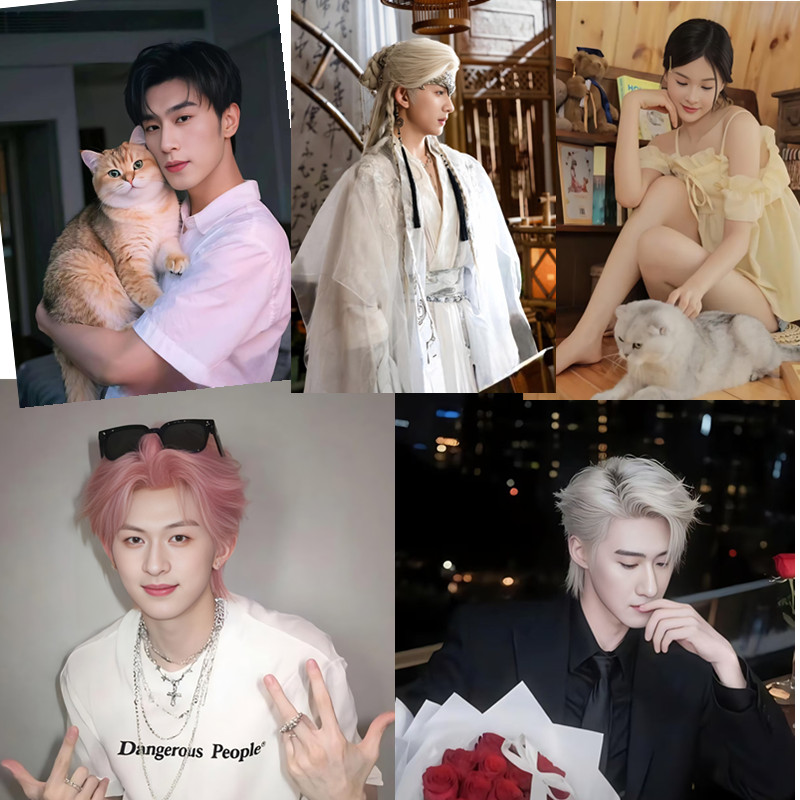 【亲签版】短剧男女演员6寸明星片明信片明星小卡小卡签名照