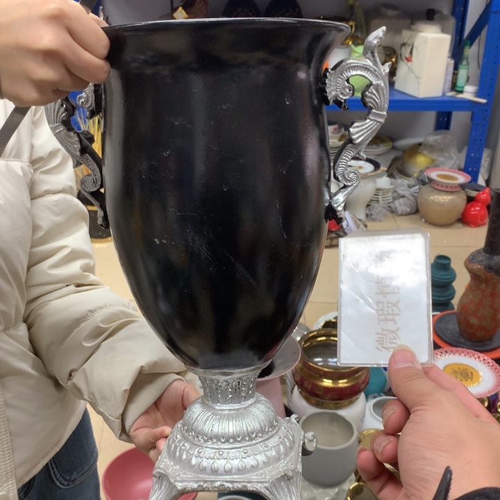 摆件微瑕陶瓷介意勿拍