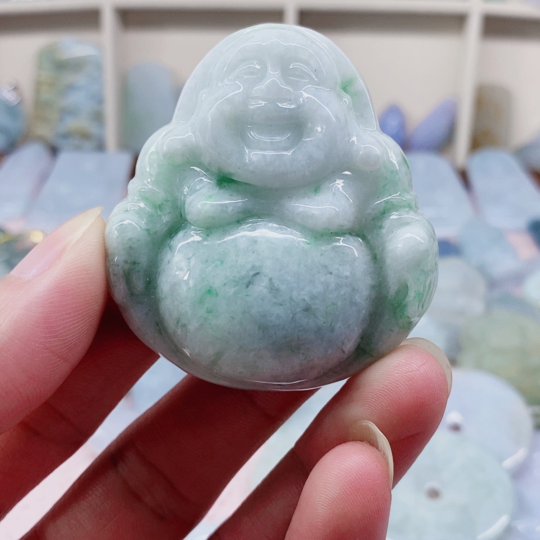 颈饰未镶嵌翡翠天然