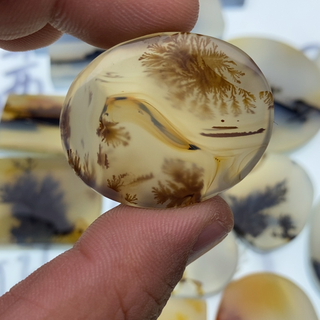 玛瑙/玉髓牌子足银镀金镶嵌