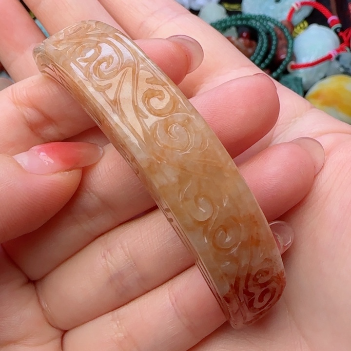 翡翠颈饰未镶嵌天然A货44