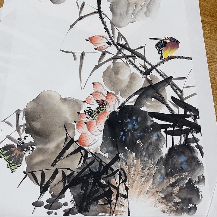 姜奇老师花鸟作品69×46