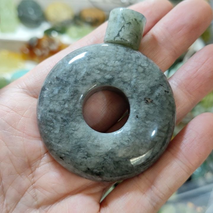 岫玉平安扣未镶嵌