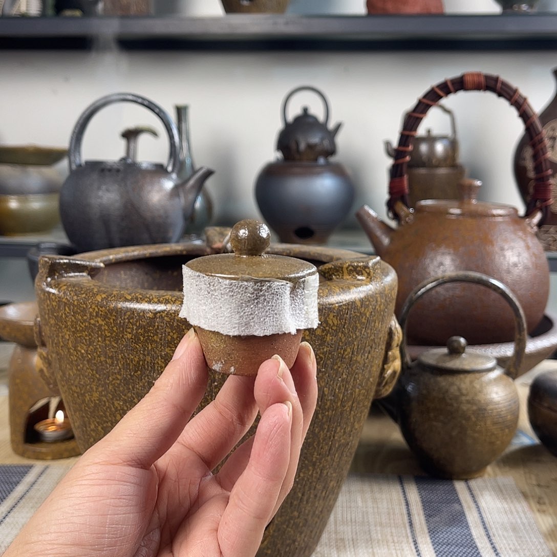 紫砂粗陶实用砂锅