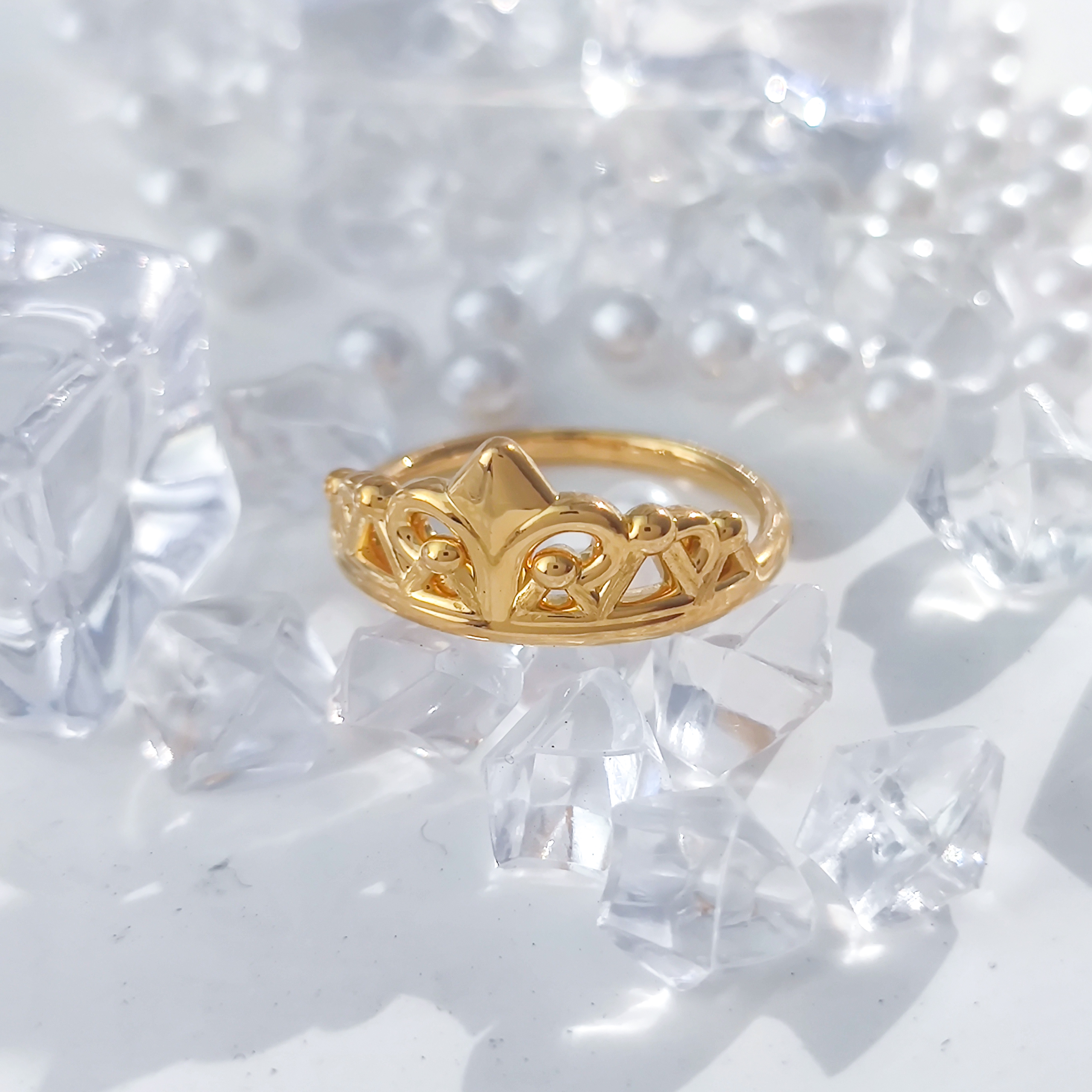 【飘飘严选】足金999 皇冠戒指 1.47 15#