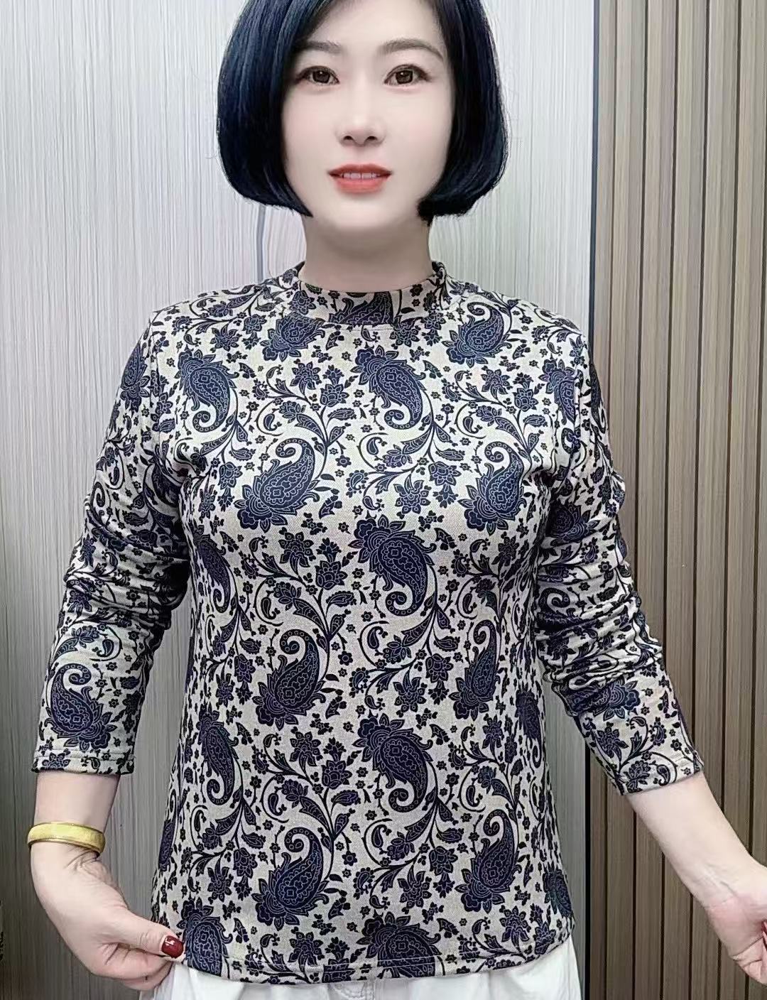 2025秋冬季百搭新款爆款时尚洋气减龄显瘦遮肉打底衫秋冬款外穿